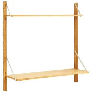 [en.casa] Tingvoll Wandregal 85 x 85 x 25 cm Beige