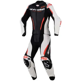 Alpinestars Motorrad Damen Lederkombi 46=40D Stella Gp-r7 schwarz-weiß-fluorot