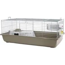 Savic Nero 4 de Luxe Dwarf Rabbit Cage 118x64.5x47 cm Silver