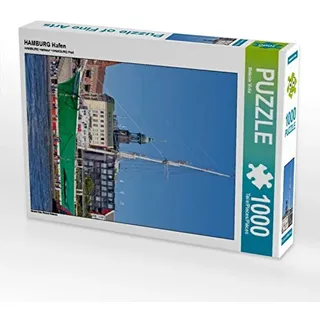 CALVENDO Puzzle Hamburg Hafen 1000 Teile Puzzle hoch | Lege-Größe cm Foto-Puzzle für glückliche Stunden