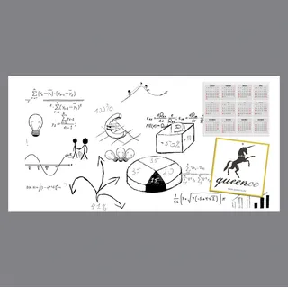 queence Magnetfolie »Magnetische Markerfolie« Boardmarkerfolie selbstklebend, zum beschriften, weiß