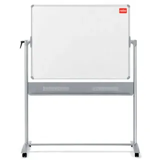 Nobo Einfaches Drehbares Mobiles Whiteboard Aus Melamin 120x90 Cm - White - One Size