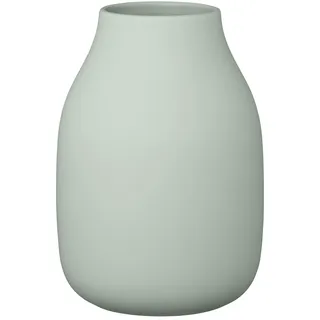 BLOMUS Vase -COLORA- | Blumenvase aus Keramik | Farbe Desert Sage | Größe L Ø14x20H cm | hochwertige Handarbeit