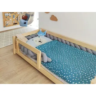 Children's single bed Study 90x190 cm - White - Weiß