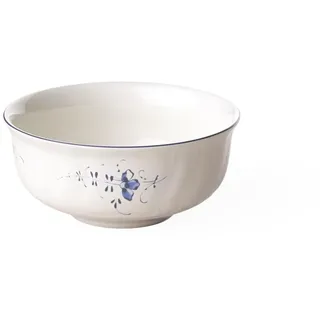 Villeroy & Boch Vieux Luxembourg Dessertschale Premium Porzellan, weiß/blau