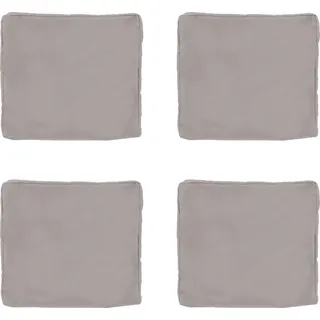 Ersatz-Kissenhüllen-Set für Palomas Textil-Diningset Taupe