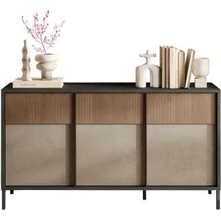 INOSIGN Sideboard »Everest Breite 156 cm, Kommode mit 3 Türen«, Anrichte, Soft/Self Closing, Korpus 22 mm