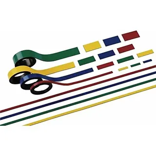 Maul Magnetstreifen 0,5 x 100cm 2 Stück) | Magnetband selbsthaftend auf magnetischen Oberflächen | Magnetklebeband individuell zuschneidbar | Beschriftbar mit Marker | Grün