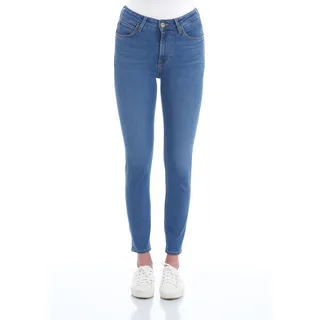 LEE Damen Scarlett High Skinny Fit Skinny Fit Mid Madison L626Qddm Hoher Bund Reißverschluss W 25