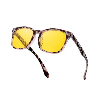 LVIOE Polarisiert Nachtsichtbrille für Autofahrer Nachtfahrbrille Damen