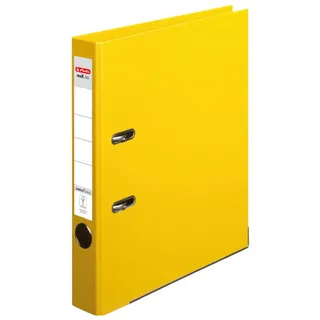 Herlitz 10834778 Ringmappe A4, gelb