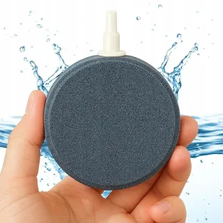 Aquarium Deko Steine Luftstein 8 cm fuer Schlauch 4/6 mm Keramik Kunststoff