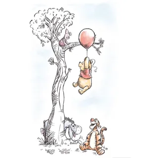 KOMAR Wandbild Winnie Pooh Hang on 50 x 70 cm