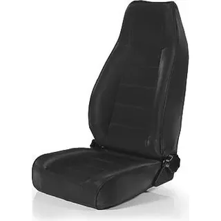 Komfortsitz vorne Schwarz Sitz Seat Black Jeep CJ 76-86 Wrangler YJ TJ 87-06