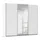 Schwebetürenschrank KULMBACH 271 x 210 x 62 cm Weiß