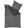 MOTION gestreift grau 155 x 220 cm + 2 x 80 x 80 cm