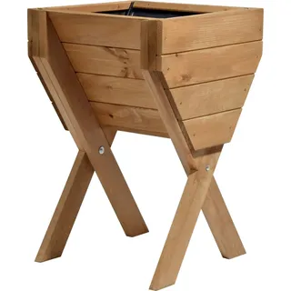 Dobar Hochbeet 39 x 40 x 61 cm Braun