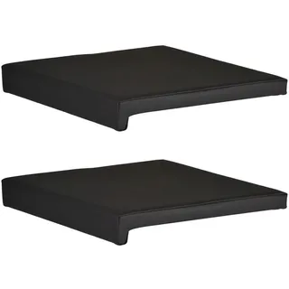 Klemmkissen 2er Set , Füllung: Schaumstoff , 35x38x40 cm , Heimtextilien, Wohntextilien, Sitzkissen