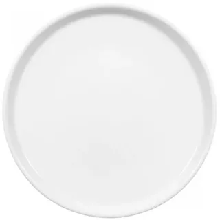 Seltmann Weiden Pizzateller , Weiß , Keramik , Uni , rund , Geschirr, Teller, Pizzateller