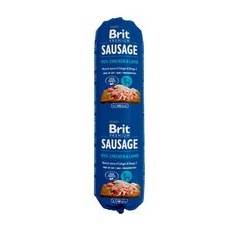 24x800g Pui & miel Sausage Brit Hrană umedă câini