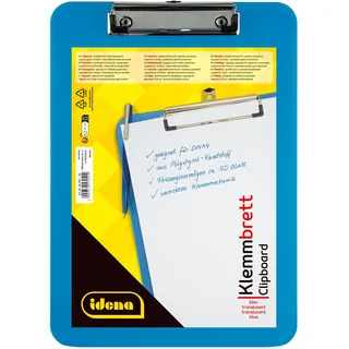 IDENA Klemmbrett A4 Blau