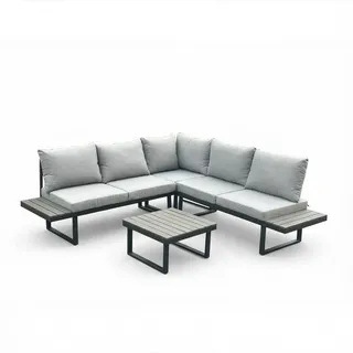 Greemotion Pisa Set 4-tlg. Grau/Schwarz