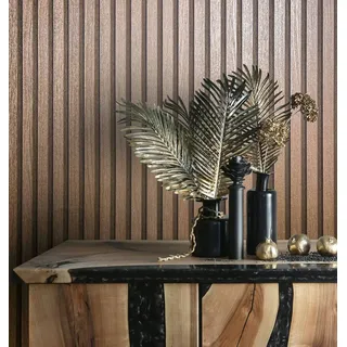 Marburg Vliestapete Wohnzimmer Schlafzimmer 10,05 x 0,53 m Kupfer Akkustikpaneele 3D Effekt