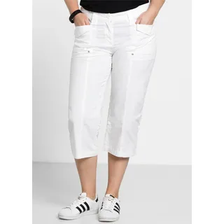 Sheego 3/4-Hose, weiß