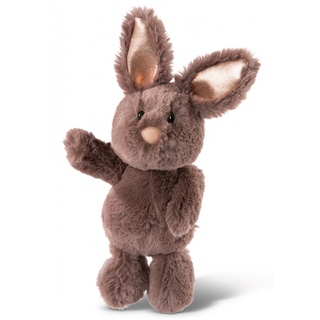 NICI 46334 Kuscheltier Hase Dunkelbraun 20cm – Plüschtier für Mädchen, Jungen & Babys – Flauschiges Stofftier zum Spielen, Sammeln & Kuscheln – Gemütliches Schmusetier