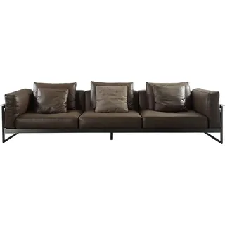 Sofagarnitur 3+2 Sitzer Hocker Couch Polster Garnitur Couchen Sofa Garnituren - Schwarz