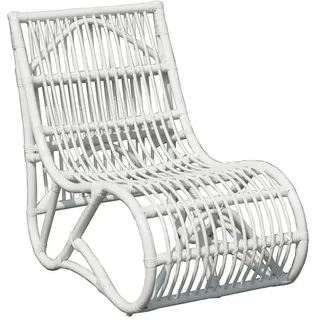 Chillvert Parma Rattan Sonnenliege 61x94x85 Cm - White - One Size