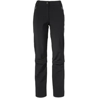 Vaude Damen Hose Farley Stretch Capri T-Zip II Hose, Black, 50-Long, 04577