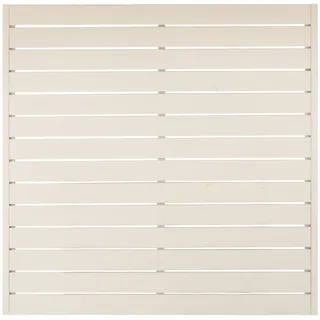 Andrewex Sichtschutzelement Faro 180 x 180 cm Cream lackiert Holz