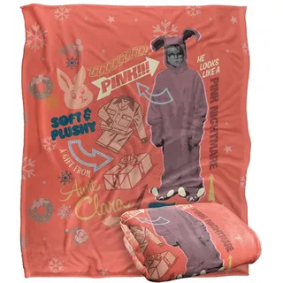 A CHRISTMAS STORY Silky Touch Kuscheldecke, Optimalweich, 152 x 127 cm