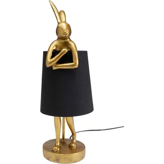 Kare Tischleuchte Animal Rabbit gold/schwarz, 50cm