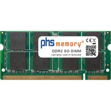 PHS-memory 2GB RAM Speicher für HP G60-231WM DDR2 SO DIMM 667MHz (HP G60-231wm, 1 x 2GB), RAM Modellspezifisch