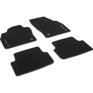 Volkswagen 2G7061270WGK Fußmatten Premium Velours Textilfußmatten 4X Stoffmatten, schwarz, mit Taigo Schriftzug