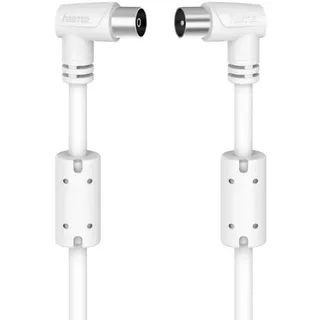 Hama Antennen-Kabel, Koax-Stecker - Koax-Kupplung, 90°, 3,0 m, 90 dB