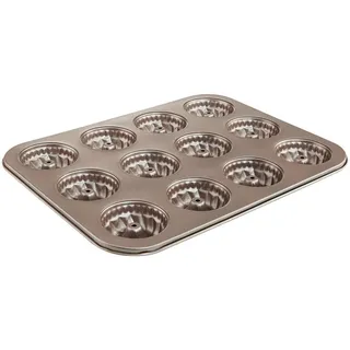 Butlers Gugelhupf-Form Sweet Bakery , Silberfarben , Metall , 27x3x35 cm , Backen & Backzubehör, Backformen