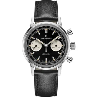 Hamilton Herren Chronograph Handaufzug Armbanduhr American Classic Intra-Matic Chronograph H