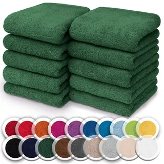 NatureMark Seiftuch 30 x 30 cm dunkel grün 10 St.