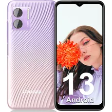 DOOGEE N50 Android 13 Smartphone Ohne Vertrag, 15GB+128GB Speicher/1TB Erweiterbar,6.5" HD+, 50MP+8MP Octa-Core Smartphone, 4200mAh mit 18W Schnellladung 4G Dual SIM Handy Günstig, Fingerabdruck