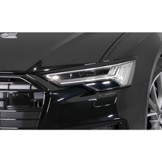 Scheinwerferblenden kompatibel mit Audi A6 (C8) Limousine/Avant 2018- (ABS)