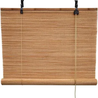 Bambus-Rolgardine 150x220 cm - Natürlicher Look - Sonnenschutz und Nachhaltig - Perfekt für Innen und Außen - Braun