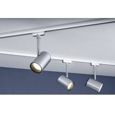 Bild Shine Hochvolt-Schienensystem-Leuchte URail LED fest eingebaut 5W LED Chrom (matt)