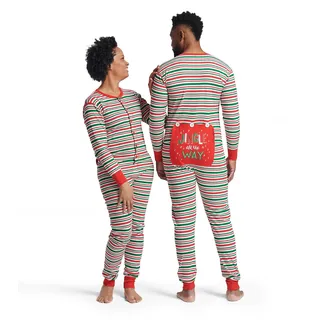 Little Blue House Unisex Family Union Suit Pyjamas Pyjamaset, Der Weihnachtstyp, XS