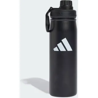 adidas Unisex Metal Bottle Screw Top 0.6 liter, black/black, One size