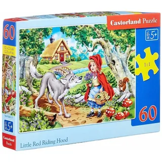 Castorland Puzzle Rotkäppchen und der Wolf 60 Teile