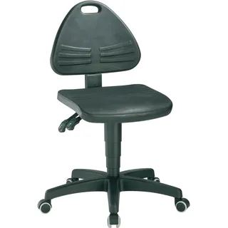 Bimos Arbeitsdrehstuhl Isitec mit Rollen Integralschaum Sitz-Höhe 430-600mm - 9608-   2000 - Schwarz