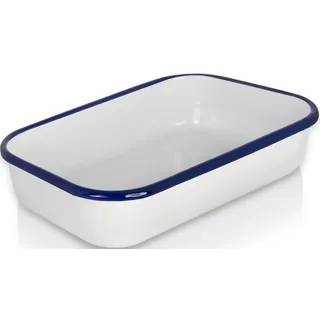 Krüger Auflaufform Emaille 32x20x6,5cm 3,0l